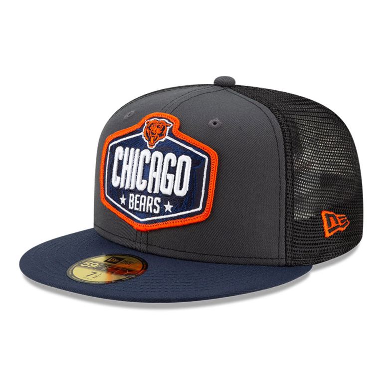 Gorras New Era Nfl Grises - Chicago Bears NFL Draft 59FIFTY 78495PTCA